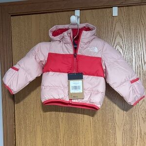 Infant Girls The North Face Hooded Jacket NWT size: 6-12 month